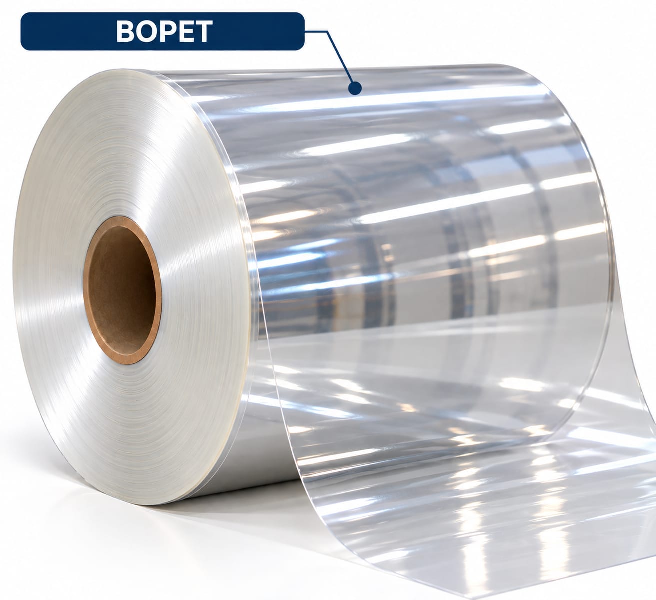 Bobina de filme BOPET (poliéster transparente)